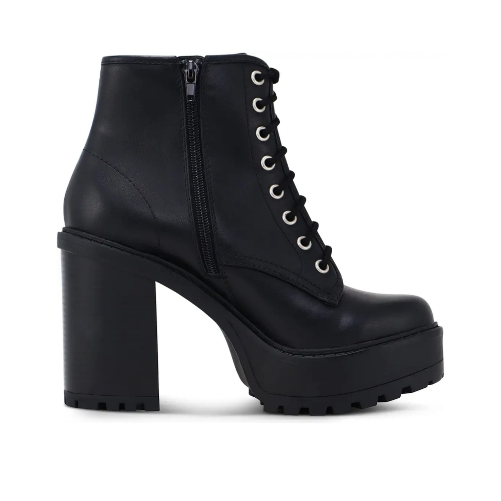 Marco Republic Vancouver Platform Combat Booties Black Size 10 - Picture 2 of 10